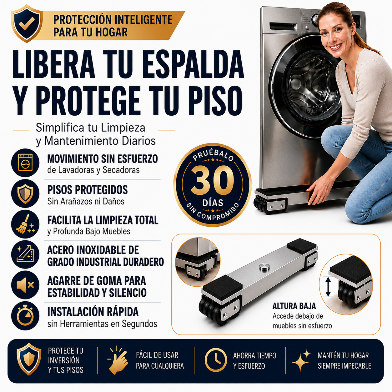 MoveFlex360™ - Mueve tus electrodomésticos sin esfuerzo