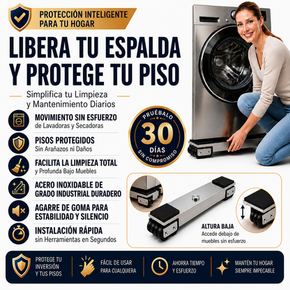 MoveFlex360™ - Mueve tus electrodomésticos sin esfuerzo