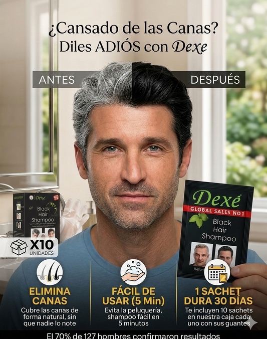 InstantYoung™ Shampoo Cubre Canas Organico Dexe